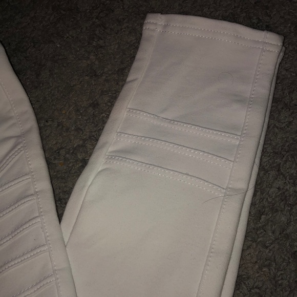 **NWT** • White Moto Jeggings - Picture 3 of 7